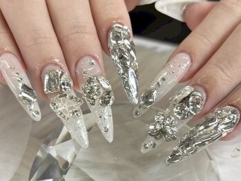 ベーシック ネイルウィザードアカデミー 本厚木店(Basic×NailWizardAcademy)の写真/【長さだしが得意なBasic☆本厚木店NEWOPEN！】麻布・六本木・町田・相模大野で大人気のGAL・BOHO系アート*