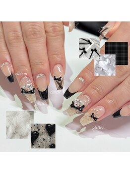 フェアリー(Fairy)/Black girly nail by若月