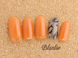 クリアオレンジ×レオパード