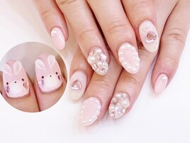 ジェル定額￥9990☆うさぎ