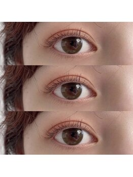 エニー アイラッシュアンドネイル 佐賀店(ANY Eyelash&Nail)/パリジェンヌ+ブラウンメイク
