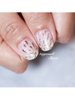 たゆ ネイル(たゆnail)/夏のお祭り花火ネイル