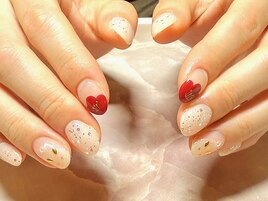 ☆梅の花咲く・お正月ネイル☆