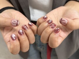 リボンネイル　チェック