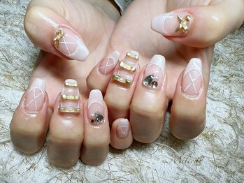 ミリュウ(Milieu)/リボンフレンチ持込パーツ