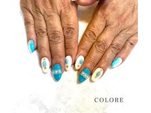 クロレ(COLORE)/爽やか夏ネイル♪