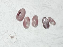 ハートネイル/シンプル/サンプル