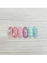 ルチア ネイルアンドアイラッシュ 元今泉店(Lucia)/定額ネイル(オフ込み)¥7600～