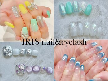 アイリス ネイルアンドアイラッシュ(IRIS nail&eyelash)の写真/【種類豊富なデザインで自分好みのデザインが叶う♪迷ったらお気軽にご相談下さい☆】