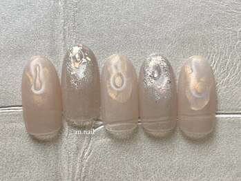 エムドットネイル 池袋(m.nail)/ベージュニュアンス