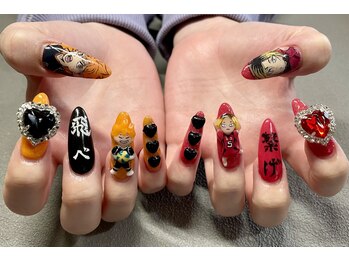 ネイルサロン ブリリアント(Nail Salon Brilliant)/アート4＋キャラネイル6
