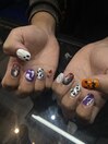 ハロウィンネイル