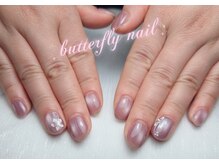 蝶々ネイル バタフライネイル(butterfly nail)/