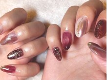 ネイルマジック 仙台一番町店(NAIL MAJIC)/秋のニュアンスネイル☆オーダー