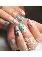 ジュジュ(Juju)/夏ネイル　「フラ　リーフレイ」