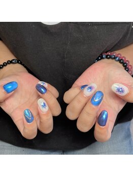 ライフ セカンド(LIFE2nd)/夏ネイル