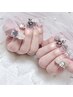 【韓国パーツ盛り放題】人気の韓国ワンホンネイル☆(スカルプ)Bコース ¥19980