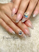 イリスネイル アンド ビジュー(E’risnail&Bijew.)/長さ出し&マグネットグラデ