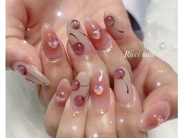 さくらんぼネイル