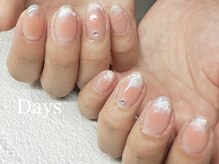 ネイルサロン デイズ 四郷店(nail salon Days)/チークネイル♪先端マグネット