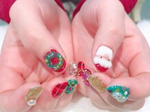 サニーデイズ ネイルアンドビューティー 曙橋店(SunnyDays Nail&Beauty)/クリスマス３D ※要問い合わせ
