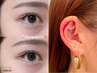 【SNS人気上昇！】Designまつげパーマ×耳ツボジュエリー両耳10パーツ￥10280
