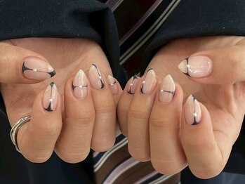 ジェミーネイル シンジュク(Jemiy nail shinjuku)/【Airi】個性派ニュアンスライン