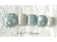 キャンアイ ドレッシー 横須賀中央店(Can i Dressy)/フットキラキラ雪￥7500