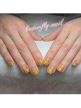 蝶々ネイル バタフライネイル(butterfly nail)/