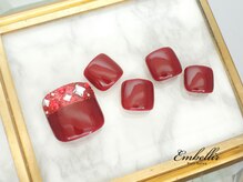 アンベリール 横浜店(Embellir)/(1105)先端ラメFootネイル