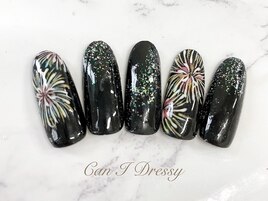 花火ネイル￥9000