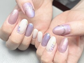 紫陽花ネイル【岡山】