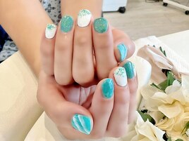 さざ波ネイル（メンズ）