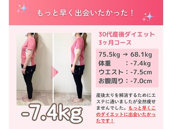 代々木八幡なごみ整骨 整体院/30代ダイエット実績（痩身整体）