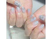 キュアネイル(Qa Nail)/リボンネイル☆ワンカラー