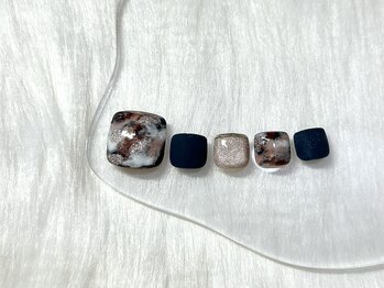 大人マーブルネイル