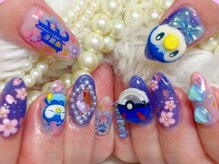 からふる/お客様オーダー春痛ネイル