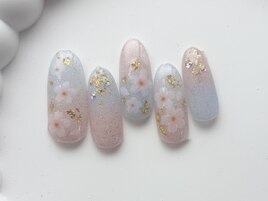 桜ネイル/8000円