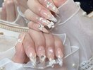 チェックネイル、可愛いネイル
