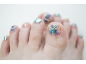 ネイル フライガール(nail FLY GIRL)/奥行きニュアンスフット