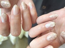 アメリアンドカシェット(Amelie&Cachette)/ウェディングネイル：maika