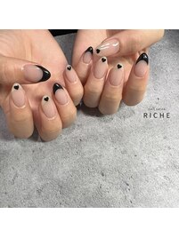 ブラックハートネイル♪