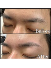眉毛男子 新宿店/眉毛 　before / after