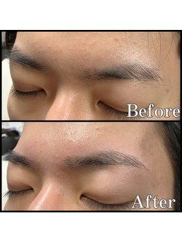 眉毛男子 新宿店/眉毛 　before / after