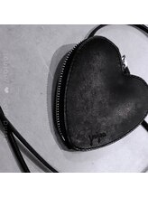 ジュジュ(joujou)/ハートポーチ/Black