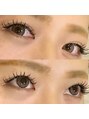 アンアイラッシュ(un eyelash) エクステ140本でアイライン効果★