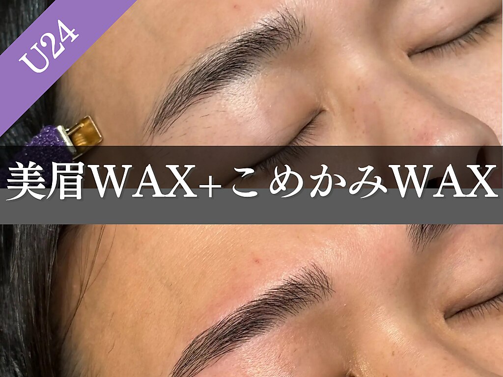 【学割U24/平日限定/新規】メンズ美眉スタイリングWAX+こめかみWAX[眉毛]