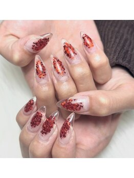 プー(Puu)の写真/流行に敏感なオシャレ女性必見☆最旬トレンドネイルは当店にお任せください！何度も見つめたくなる指先に♪