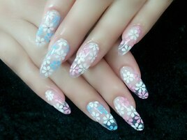 クリアスカ＆エアブラシフラワー