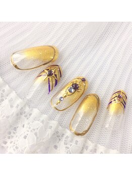 ニュアンスミラーネイル